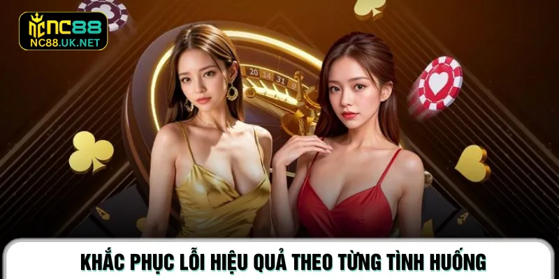 Khắc phục lỗi hiệu quả theo từng tình huống