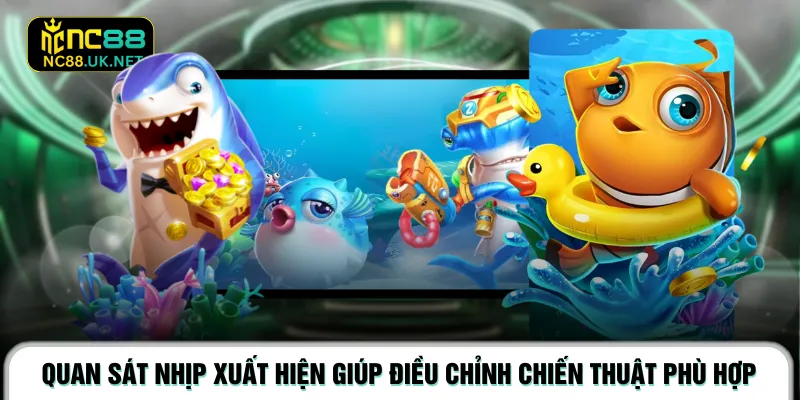 Quan sát nhịp xuất hiện giúp điều chỉnh chiến thuật phù hợp