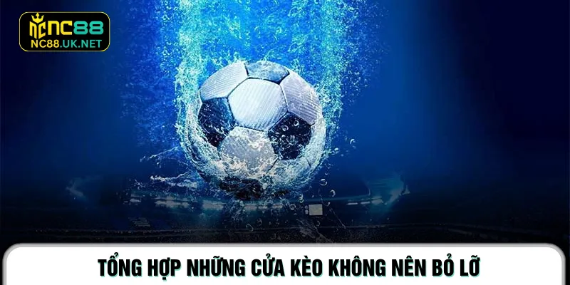 Tổng hợp những cửa kèo không nên bỏ lỡ